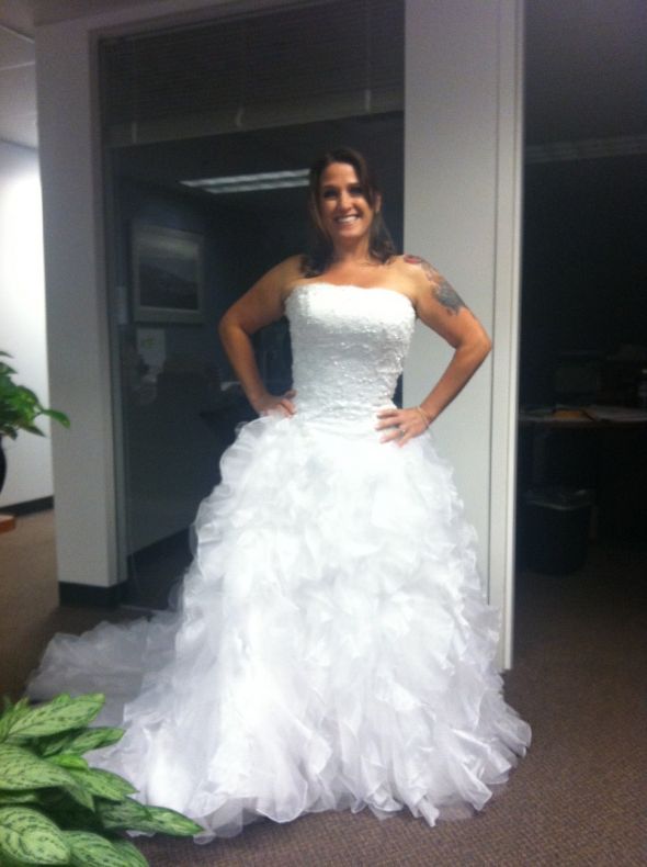 She's DONE!  Final dress fitting this morning.. :  wedding alterations fitting colorado GownFinalFitting