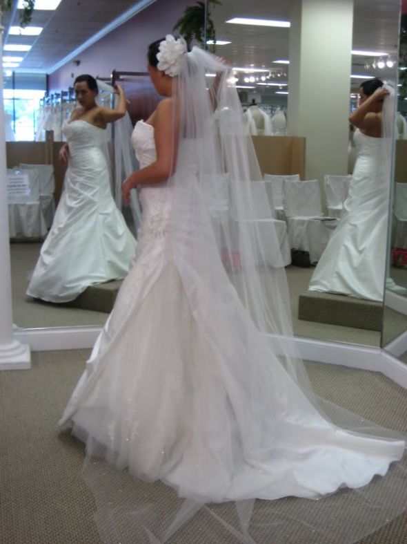 Please show me your VEILS or other HAIR ACCESSORIES! :  wedding veil headband comb pins hair accessories IMG 6912