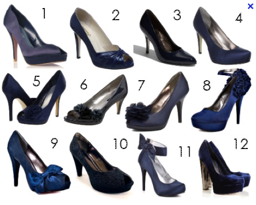 Or should I request purchase navy colored shoes to match the GMs ribbon 