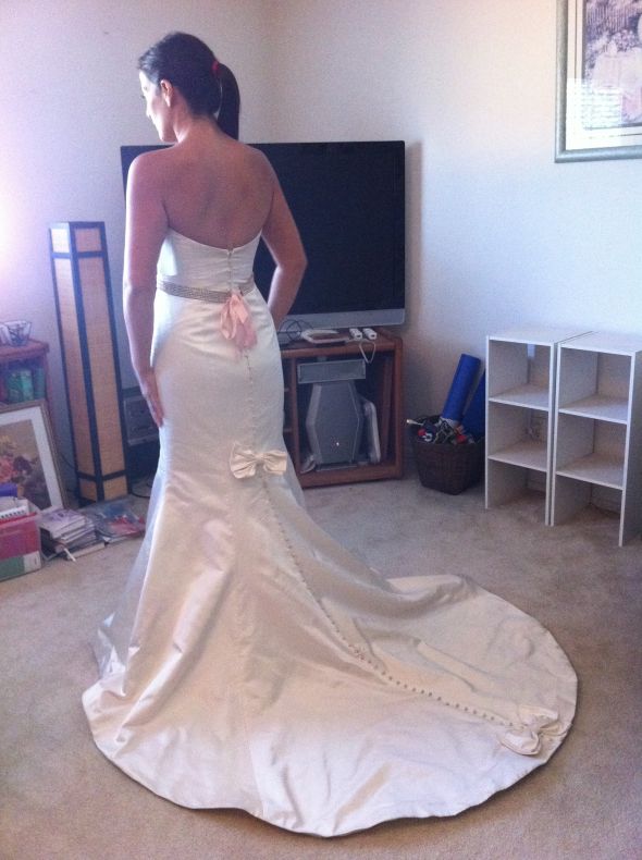 HELP! Mermaid Dress Dilemma! SUPER PIC HEAVY! Mikaella 1406 or PoB PL 396 :  wedding priscilla of boston pl 396 mikaella 1406 1 sash bolero mermaid belt bling accessories help PL396Backbelt
