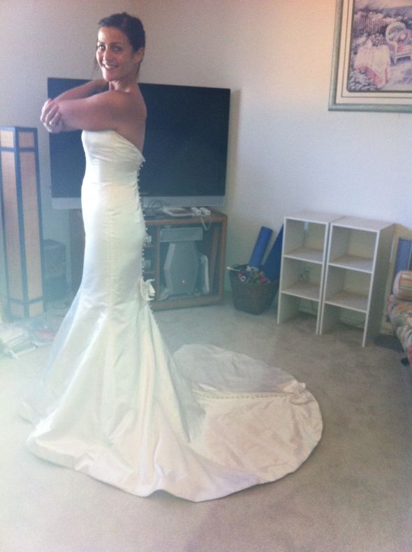 HELP! Mermaid Dress Dilemma! SUPER PIC HEAVY! Mikaella 1406 or PoB PL 396 :  wedding priscilla of boston pl 396 mikaella 1406 1 sash bolero mermaid belt bling accessories help PL396Side