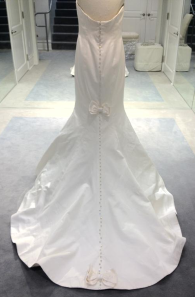 Accessorize Priscilla of Boston Platinum PL396 Gown or go back to Mikaella 1406? :  wedding priscilla of boston pl 396 mikaella 1406 1 sash bolero mermaid belt bling accessories help PL396 BowBack