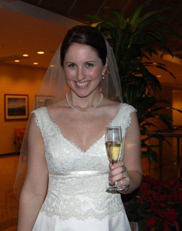 Photos of me in my dress! :  wedding dress photos Meandchampange