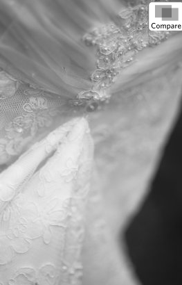 Ivory Oleg Cassini CRL277 Size 0 dress Worn Once! :  wedding wedding dress dress veil lace sweetheart oleg cassini ivory ceremony Bustle Detail