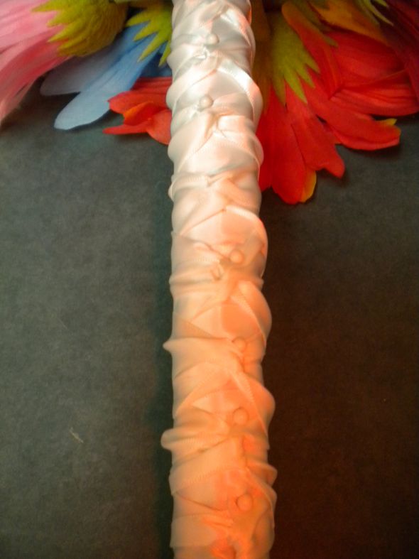Can I see your bouquet? :  wedding This One Shows The Detail Of My Wrap Around The Bouquet
