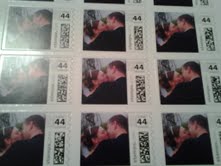 Confession of an organized Bride :  wedding thank you cards thanks notes mail paper Stamps