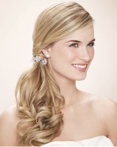 Hairstyle: Family vs me :  wedding hair long family Hair Side Pony