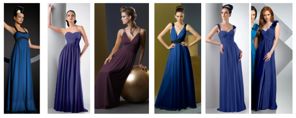 My Bridesmaids :  wedding blue bridesmaids Bridesmaids