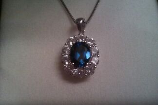 Saphhire Wedding Necklace