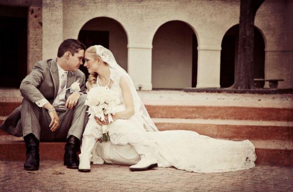Brides in Boots :  wedding shoes boots Boots1