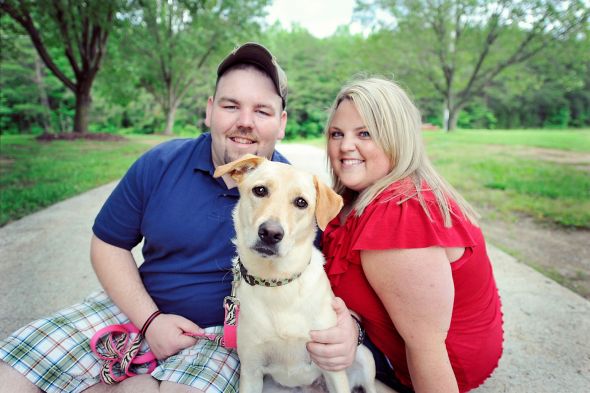 Dogs in the Engagment Photos :  wedding dog pet dogs photography photos idea engagment inspiration Cce   007aCD