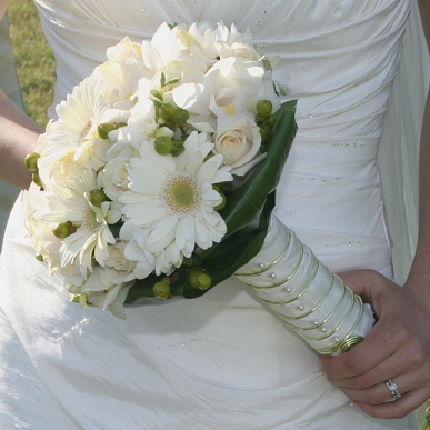 Perfect White Bouquet wedding wedding bouquet flowers blue white ivory 