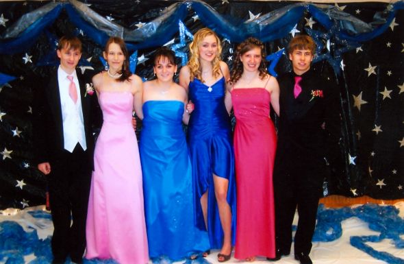 Anyone else pick a wedding dress similar to your prom dress? Post pics! : wedding prom dress wedding pics Promlineup