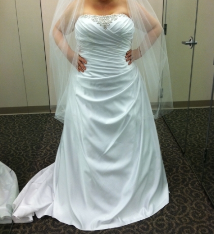 Desperately need opinions please- DRESS!! :  wedding dress Dress2 Satin