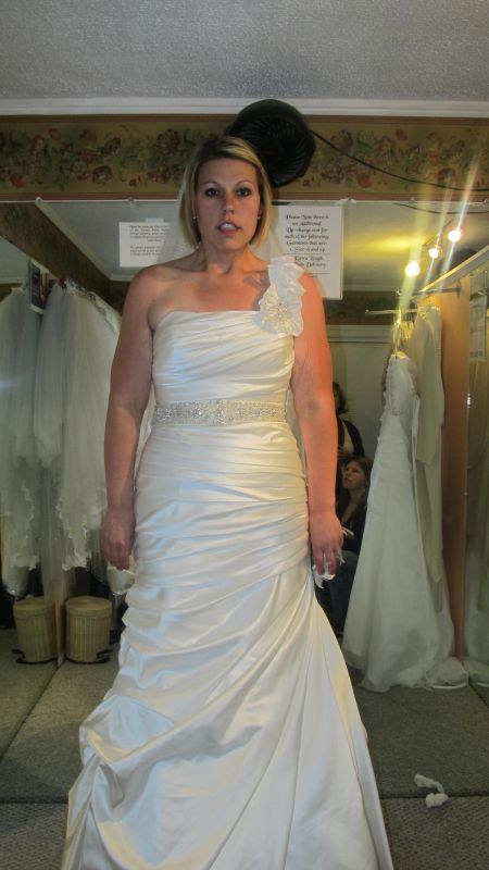 Dress Remorse! Please help me choose San Patrick- Peralta or Alfred Angelo 2123? :  wedding alfred angelo2123 san patrick peralta dress remorse 013