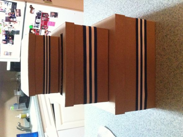 DIY: Card Cake Boxes :  wedding card box Card Box