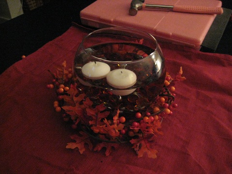 What are you doing for centerpieces? :  wedding IMG 0144