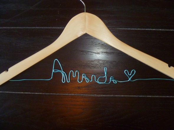 Personalized Hanger :  wedding Diy Hanger 002
