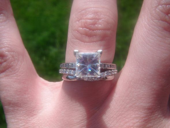 Channel set diamond engagement ring girls wedding Ringg 16 hours ago