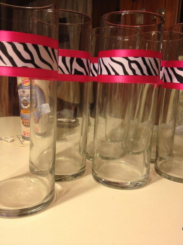 Zebra Centerpieces