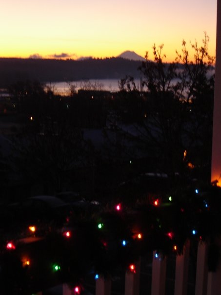 How do you decorate your home for the holidays? :  wedding Mt Rainier