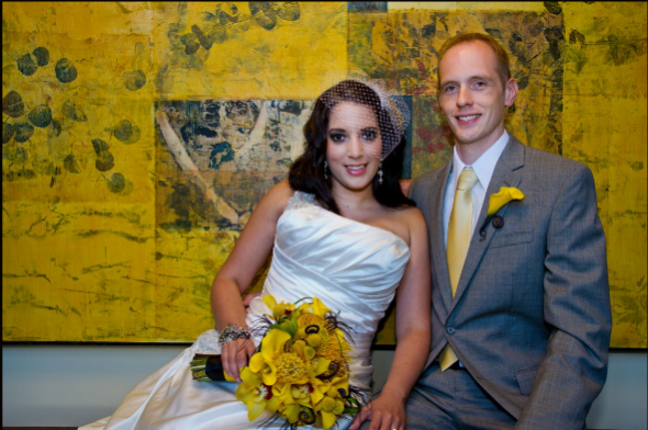 More sneak peeks!  Lots of pics inside :) :  wedding yellow black white preview sneak peek BM 1