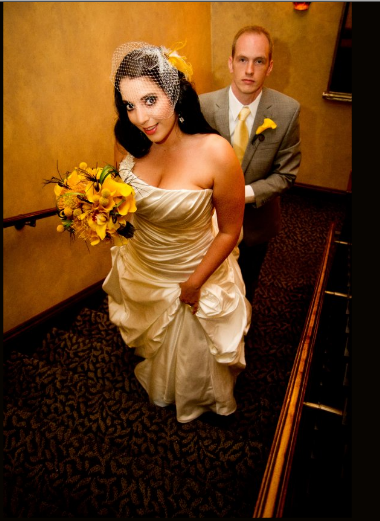 More sneak peeks!  Lots of pics inside :) :  wedding yellow black white preview sneak peek BM 2
