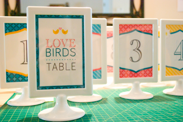 Use of Ikea's Tolsby Frame : wedding tolsby ikea table numbers Screen Shot 2010 04 11 At 11.05.13 AM 1024x685.png