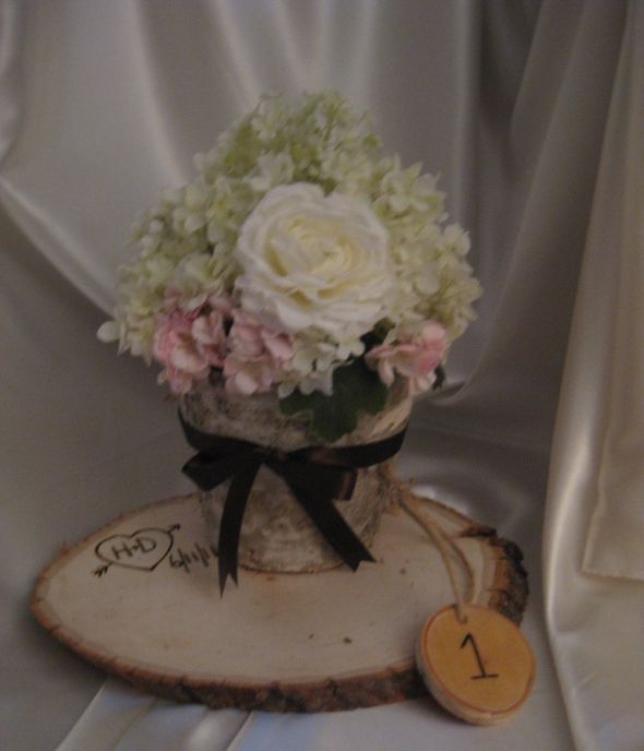 These were used in my June 11 2011 pink and brown themed wedding