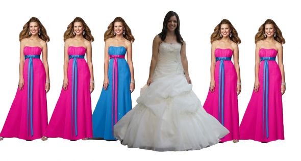 Which set of BM dresses look best with my dress? Pic heavy : wedding bridesmaids mori lee 2909 aa All6