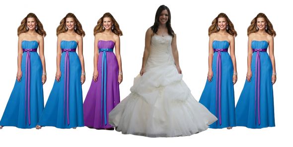 Which set of BM dresses look best with my dress? Pic heavy : wedding bridesmaids mori lee 2909 aa All7