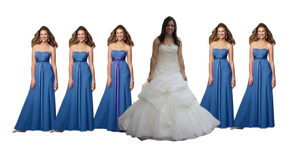 Which set of BM dresses look best with my dress? Pic heavy : wedding bridesmaids mori lee 2909 aa AllR3