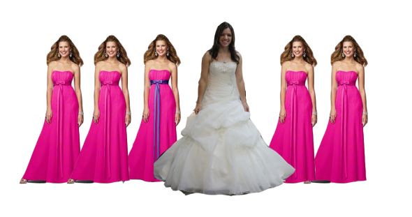 Which set of BM dresses look best with my dress? Pic heavy : wedding bridesmaids mori lee 2909 aa AllR4