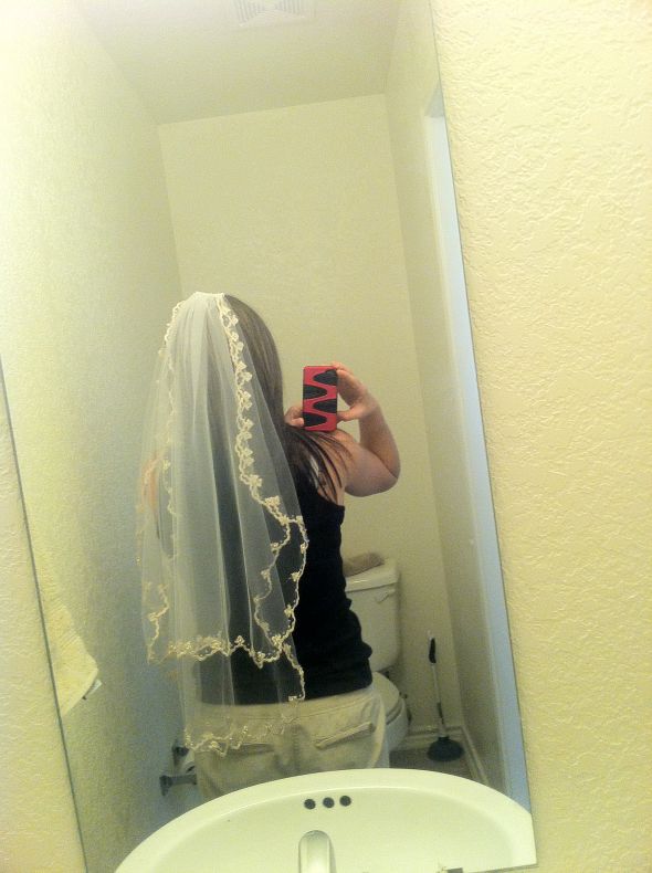 Please show me your VEILS or other HAIR ACCESSORIES! :  wedding veil headband comb pins hair accessories IMG 3782