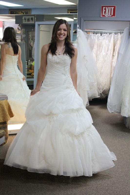 Which set of BM dresses look best with my dress? Pic heavy :  wedding bridesmaids mori lee 2909 aa IMG 7666