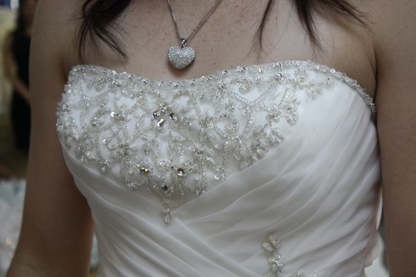 Show Me Your SPARKLY Beaded Dresses! :  wedding sparkly sparkle bead beaded show me dress IMG 7669