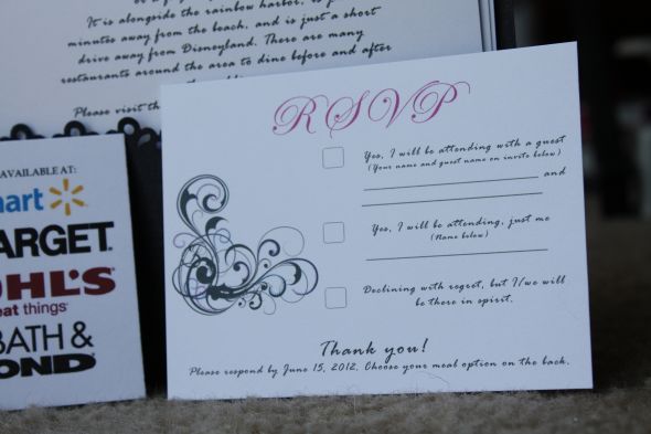 My completely DIY finished invitations :oD! :  wedding 2012 1 blue diy glitter invitations invites pink purple september stationary swirls InviteWB5 wedding diy invite invitations pink blue purple swirls september wedding paper black InviteWB5 