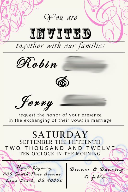 Starting to create our invites :oD....Pics included :  wedding diy invitations swirly wedding WBMain1