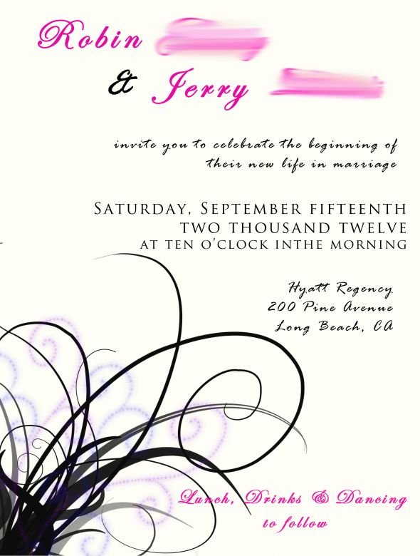 Starting to create our invites :oD....Pics included :  wedding diy invitations swirly wedding WBMain3