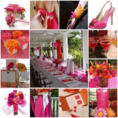  Pink Orange Green Orange Tangerine and Fuschia Wedding Ideas wedding 