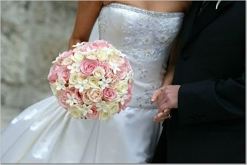 Need an opinion on Bouquets! :  wedding flower bouquet pink help bridesmaids Bouquetnew