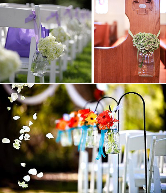 pew decorations for weddings with picture frames