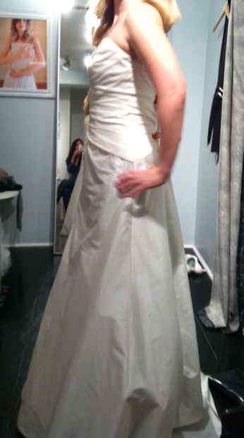Help me choose my wedding dress! [pic heavy] :  wedding help choose dress wedding gown Side View