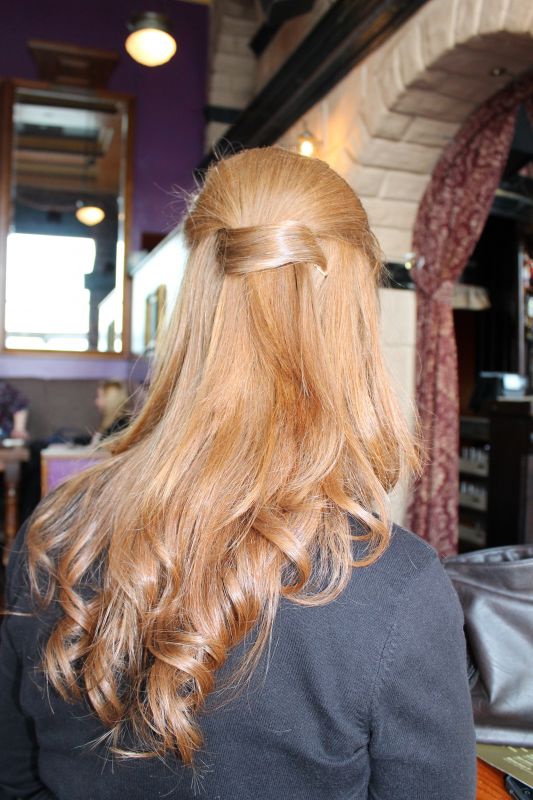 Accidental Hair Trial! :  wedding hair trial redhead Redhead Hair1