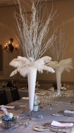 200 - 10/12 Ostrich Feathers for $200 :  wedding ostrich feathers feather teal black blue brown navy gold green orange pink purple red white ivory yellow bridesmaids cake bouquet inspiration ceremony flowers diy invitations reception 200  1012 Ostrich Feathers For  200 Centerpieces 34780 View0 380x450