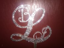 *** Bling Toppers. Single and 3N1 Toppers*** :  wedding bling topper BLJn