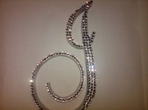 *** Bling Toppers. Single and 3N1 Toppers*** :  wedding bling topper J Topper