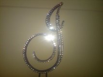 *** Bling Toppers. Single and 3N1 Toppers*** :  wedding bling topper EggplantJ