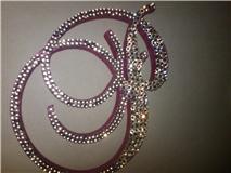 *** Bling Toppers. Single and 3N1 Toppers*** :  wedding bling topper Pink P66
