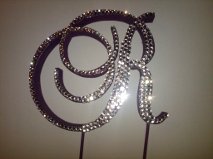 *** Bling Toppers. Single and 3N1 Toppers*** :  wedding bling topper Purple R 2